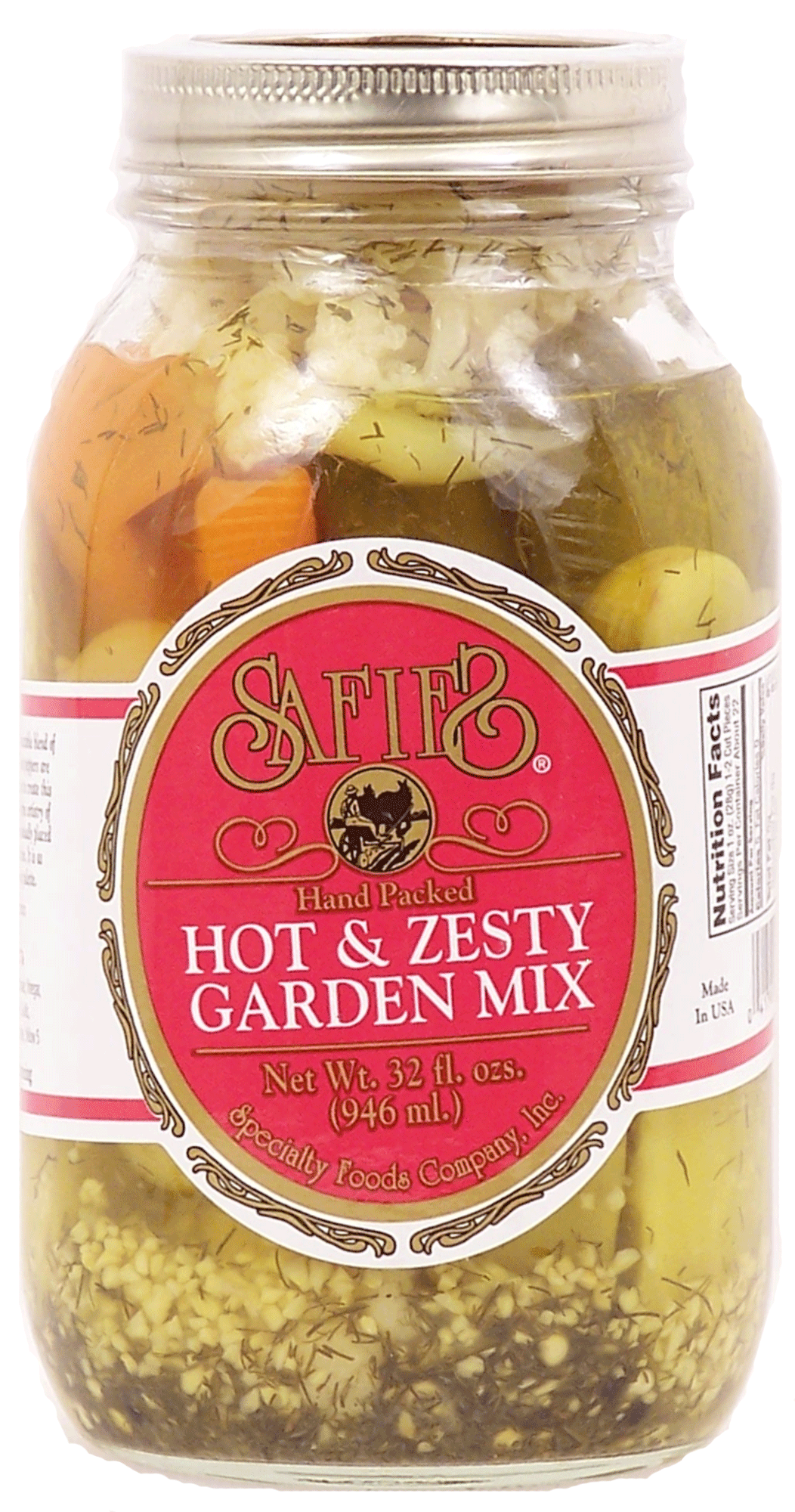 Safies hand packed hot & zesty garden mix Full-Size Picture